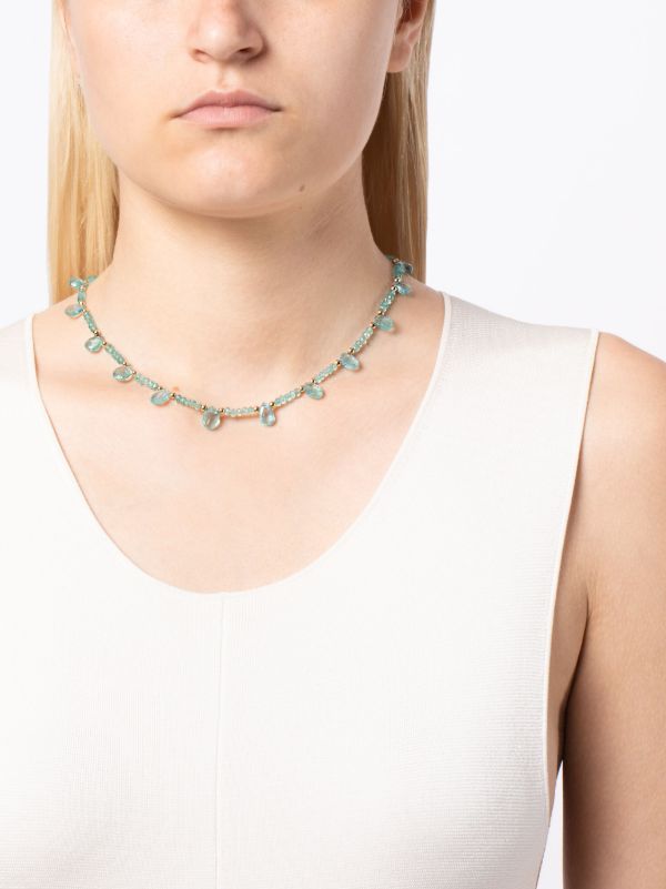 Browns JIA JIA 14K Yellow Gold Arizona Quartz And Apatite Necklace | Browns Fine Necklaces