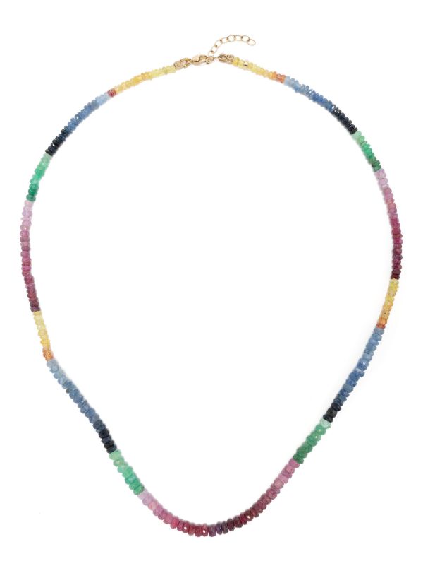 browns JIA JIA 14K yellow gold Arizona sapphire necklace | Browns Fine Necklaces