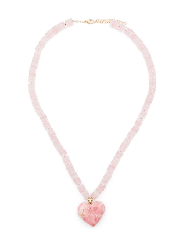 browns JIA JIA 14K Yellow Gold Aurora Rhodochrosite Necklace | Browns Fine Necklaces