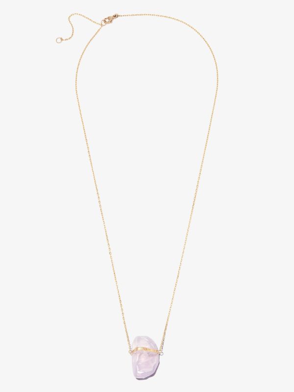 Browns JIA JIA 14K Yellow Gold Lavender Moonstone Necklace | Browns Necklaces
