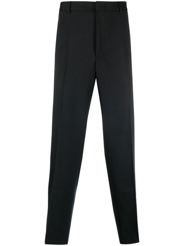 browns Jil Sander Black Slim-Cut Tailored Trousers | Browns Tailored Pants