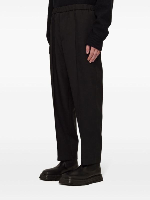 Browns Jil Sander Black Straight-Leg Tailored Trousers | Browns Regular-Fit & Straight Leg Pants