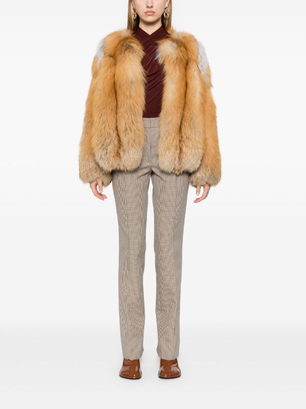 Browns Jil Sander Checked Tailored Trousers | Browns Tailored Pants