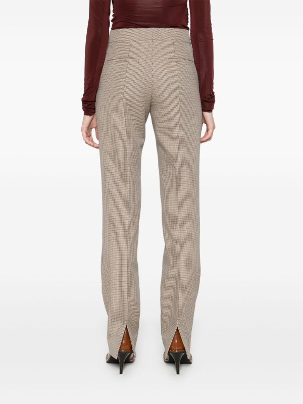 Browns Jil Sander Checked Tailored Trousers | Browns Tailored Pants