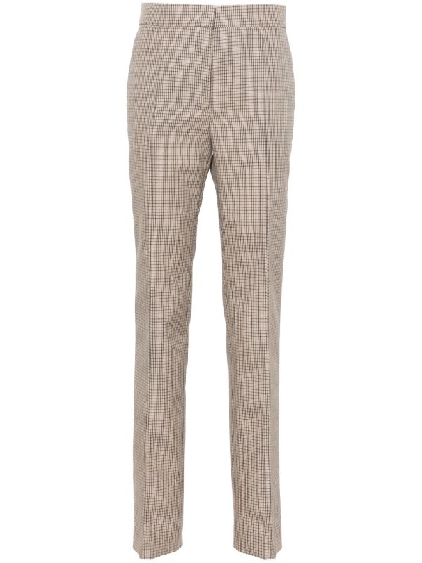 browns Jil Sander checked tailored trousers | Browns Tailored Pants