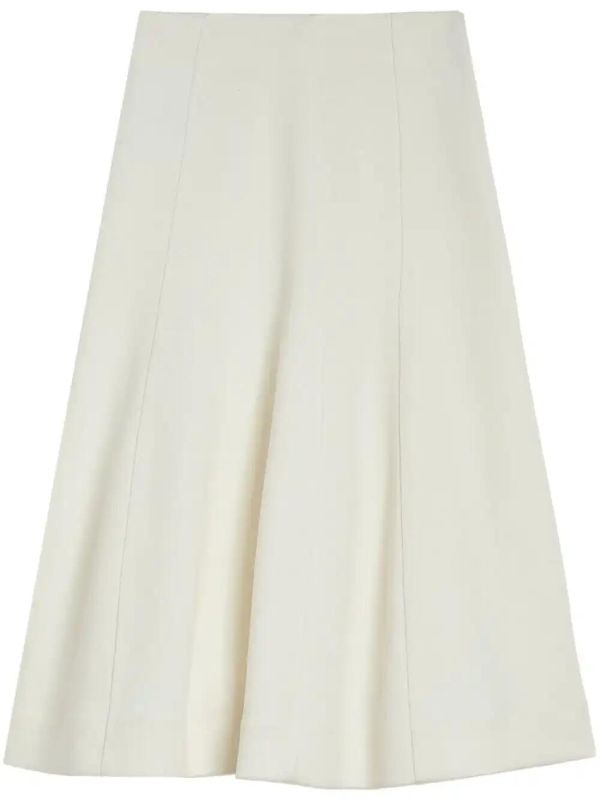 browns Jil Sander flored midi skirt | Browns A-Line Skirts