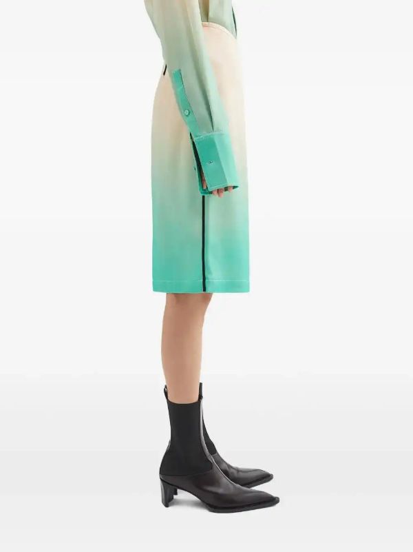 Browns Jil Sander Gradient-effect Skirt | Browns Straight Skirts