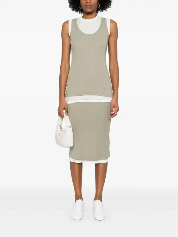 Browns Jil Sander Layered Tank Top | Browns Vests & Tank Tops
