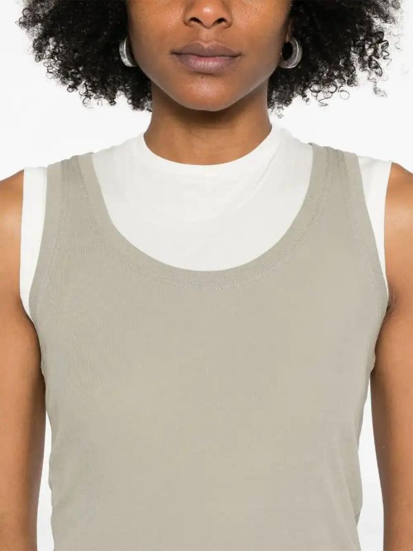 Browns Jil Sander Layered Tank Top | Browns Vests & Tank Tops