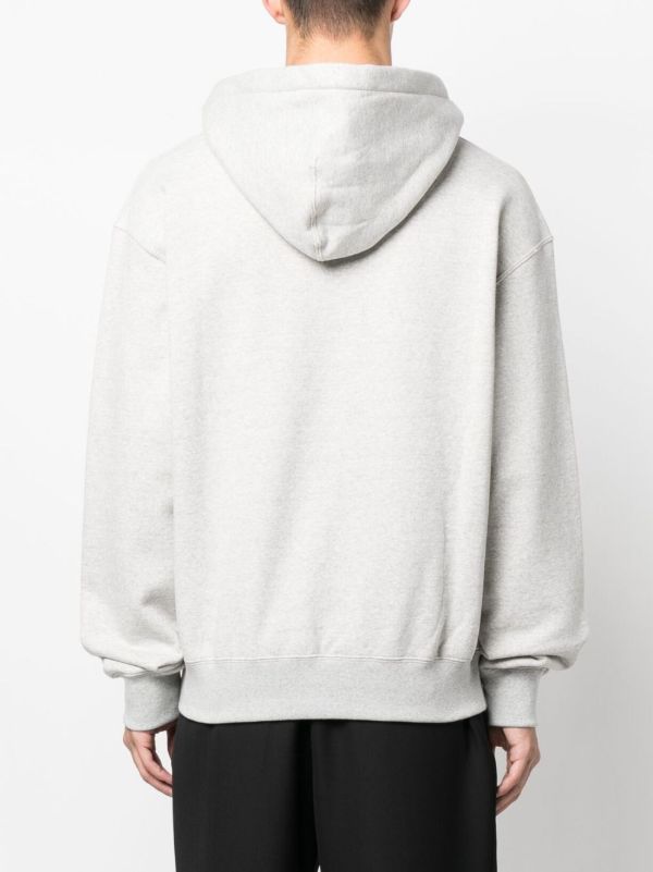 Browns Jil Sander Logo-print Cotton Hoodie | Browns Hoodies