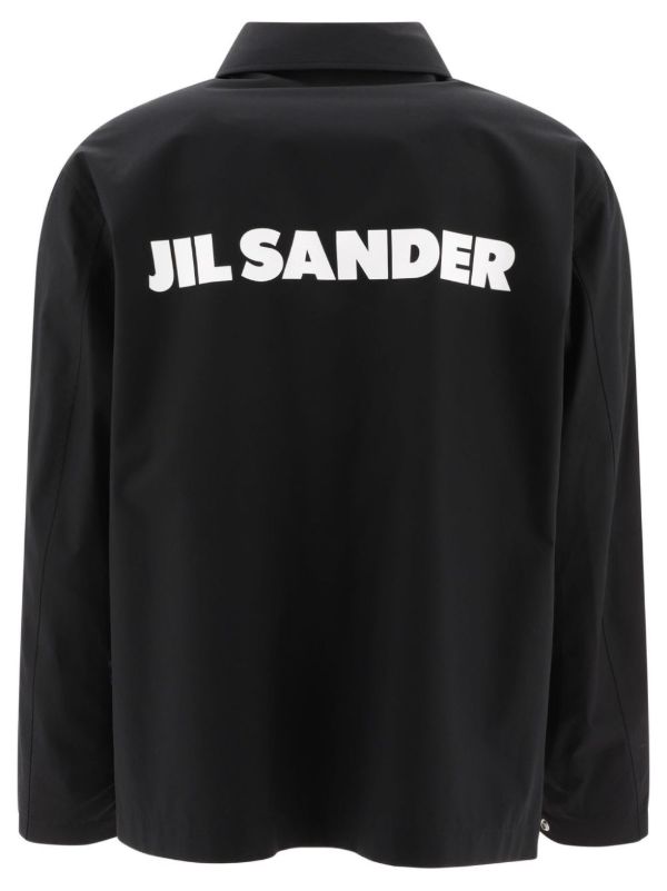 Browns Jil Sander Logo-Print Shirt Jacket | Browns Shirt Jackets