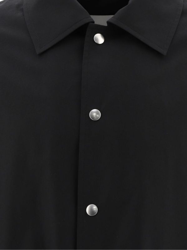 Browns Jil Sander Logo-Print Shirt Jacket | Browns Shirt Jackets
