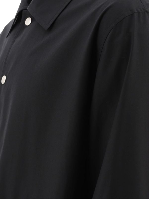 Browns Jil Sander Logo-Print Shirt Jacket | Browns Shirt Jackets