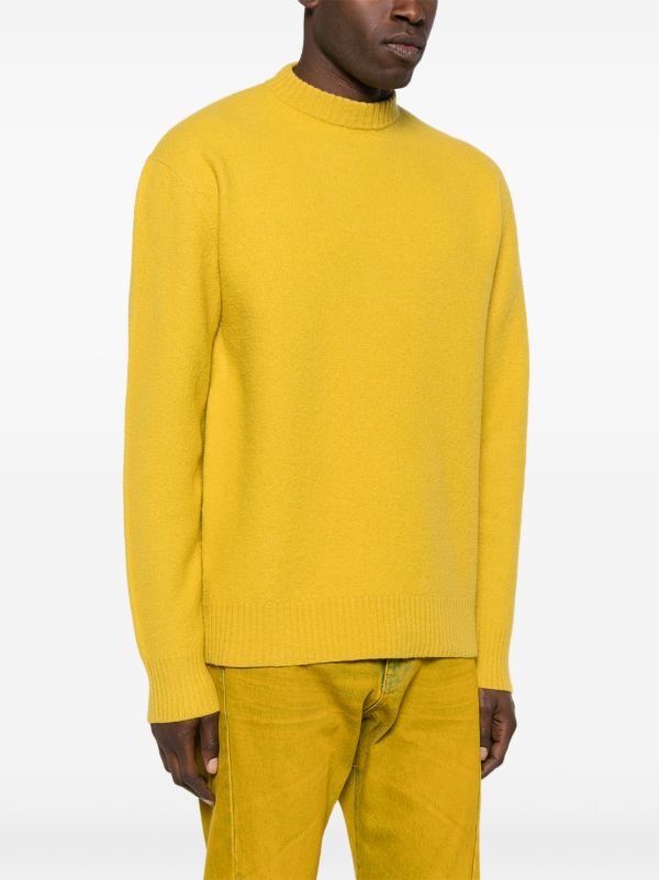 Browns Jil Sander Ribbed-trim Wool Jumper | Browns Knitted Sweaters