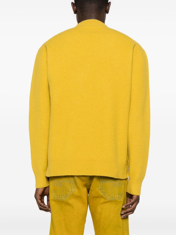 Browns Jil Sander Ribbed-trim Wool Jumper | Browns Knitted Sweaters