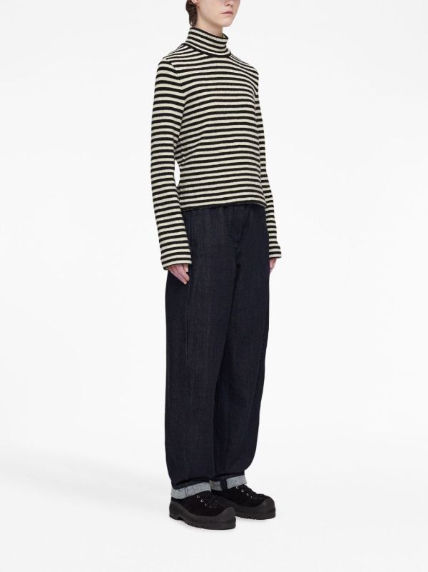 Browns Jil Sander Striped Sweater | Browns Knitted Sweaters