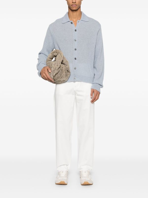 Browns Jil Sander White Cotton Loose-Fit Jeans | Browns Relaxed-Fit Jeans