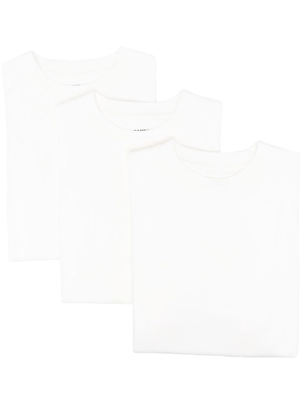 browns Jil Sander White Plus Organic Cotton T-shirt Set | Browns T-Shirts