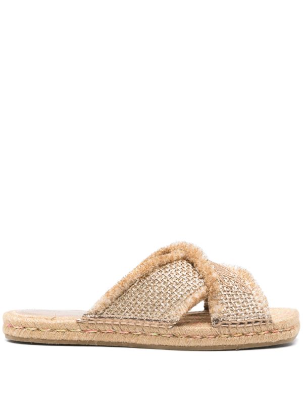 browns Jimmy Choo Aciel slides | Browns Flip Flops & Slides
