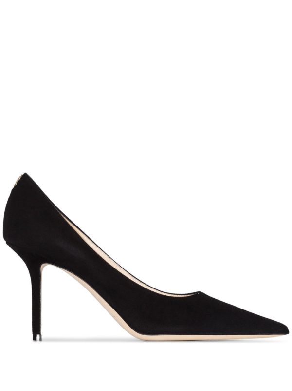 browns Jimmy Choo black Love 85 suede pumps | Browns Pumps