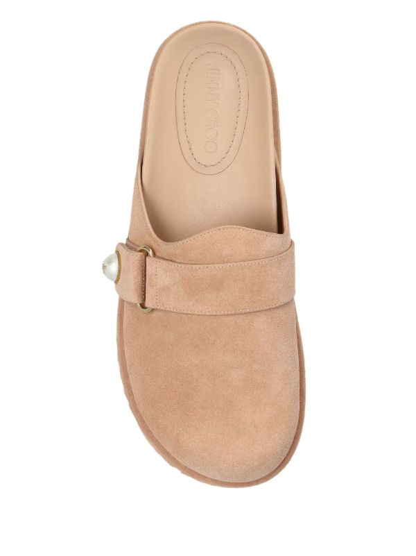 Browns Jimmy Choo Neutrals Fayence Mules | Browns Mules