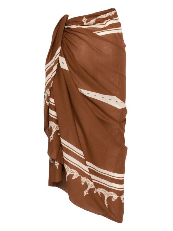 Browns Johanna Ortiz Ancestral Palm Sarong | Browns Beach Cover-Ups
