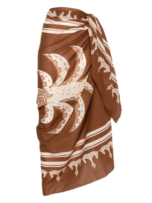 browns Johanna Ortiz Ancestral Palm sarong | Browns Beach Cover-Ups