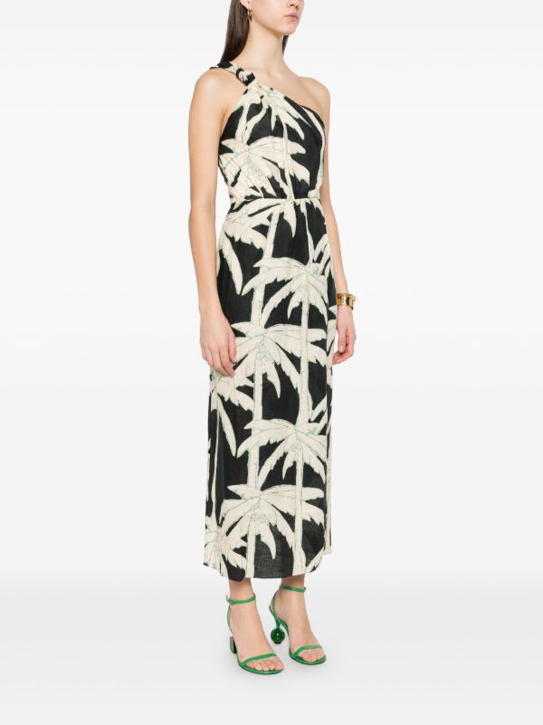 Browns Johanna Ortiz Dark Palms Midi Dress | Browns Day Dresses