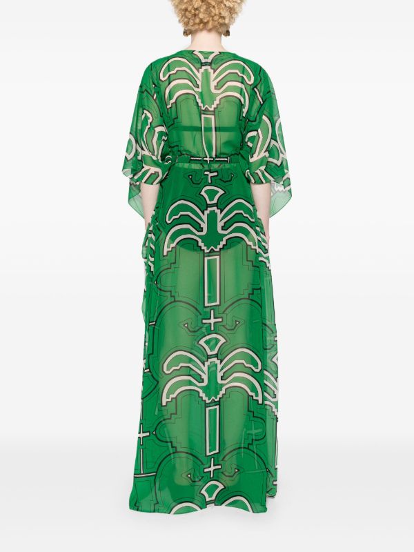 Browns Johanna Ortiz Green Secret Garden Dress | Browns Day Dresses