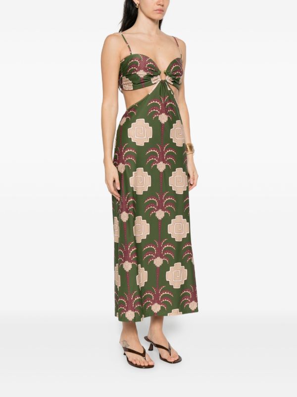 Browns Johanna Ortiz Jungle Geometry Midi Dress | Browns Day Dresses