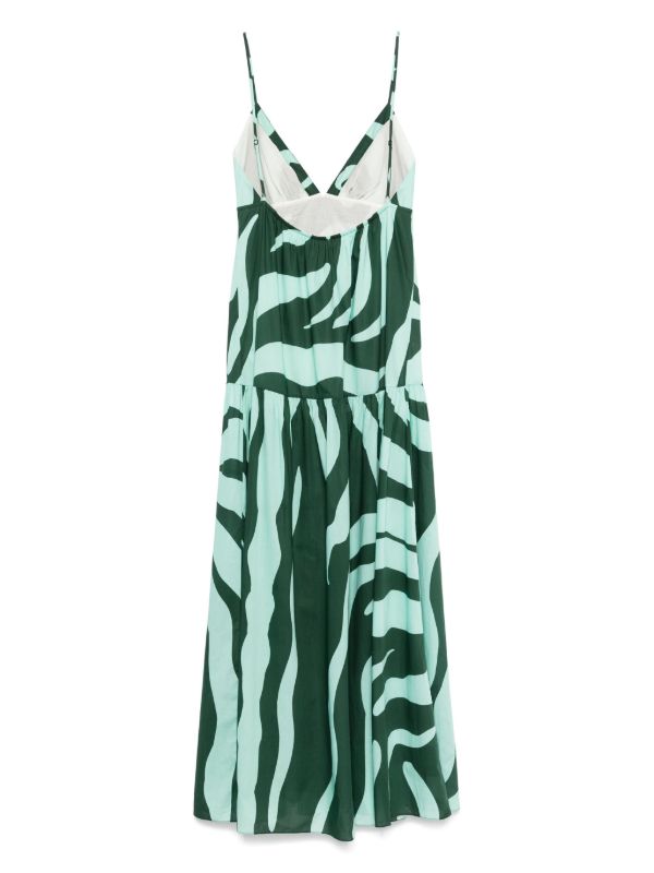 Browns Johanna Ortiz Zea Palm Midi Dress | Browns Day Dresses
