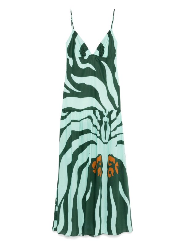 browns Johanna Ortiz Zea Palm midi dress | Browns Day Dresses