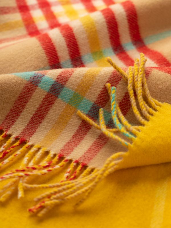 Browns Johnstons Of Elgin Reversible Wool Throw | Browns Blankets & Throws
