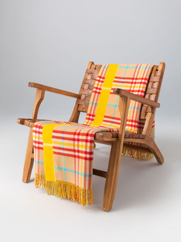 Browns Johnstons Of Elgin Reversible Wool Throw | Browns Blankets & Throws