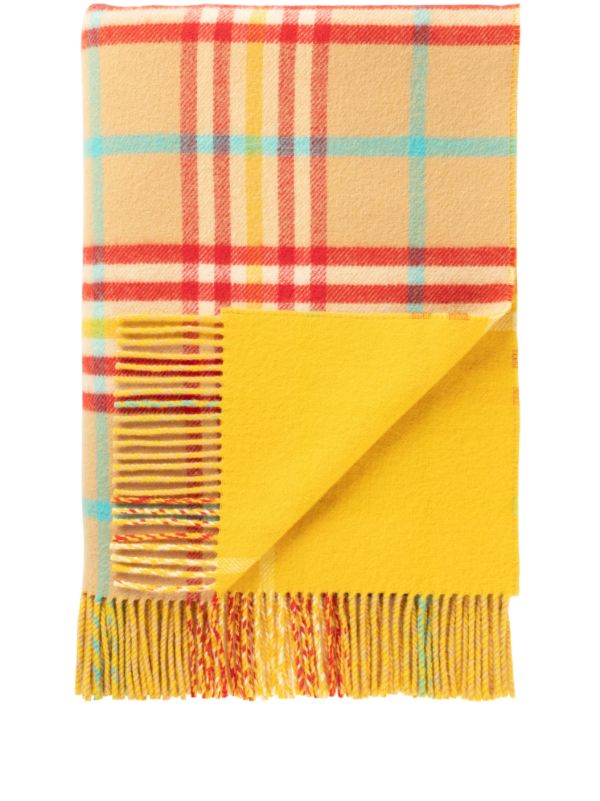 browns Johnstons of Elgin reversible wool throw | Browns Blankets & Throws