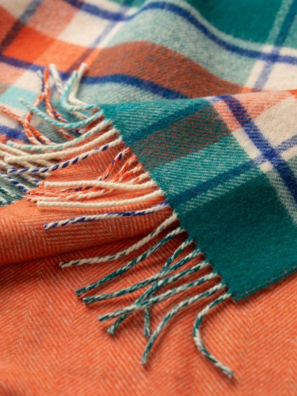 Browns Johnstons Of Elgin Reversible Wool Throw | Browns Blankets & Throws