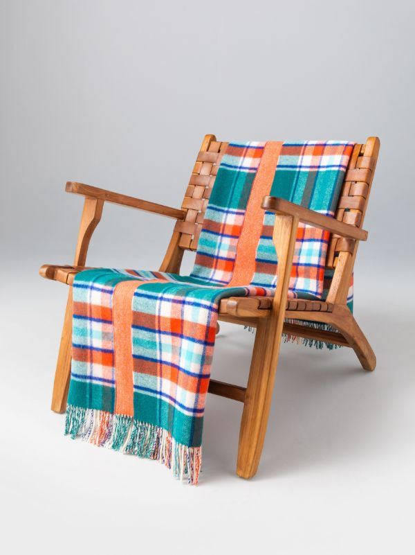 Browns Johnstons Of Elgin Reversible Wool Throw | Browns Blankets & Throws