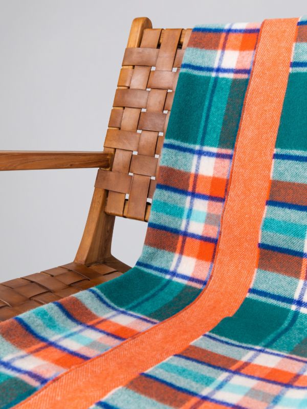 Browns Johnstons Of Elgin Reversible Wool Throw | Browns Blankets & Throws