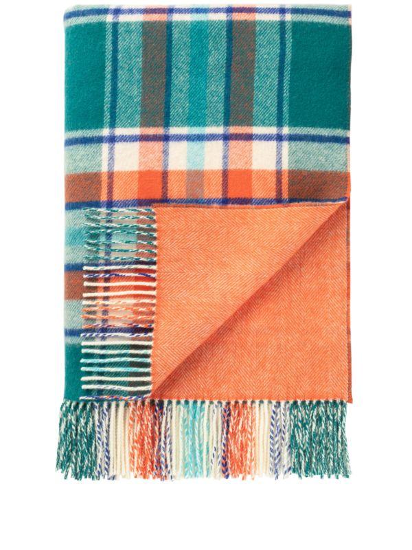 browns Johnstons of Elgin reversible wool throw | Browns Blankets & Throws