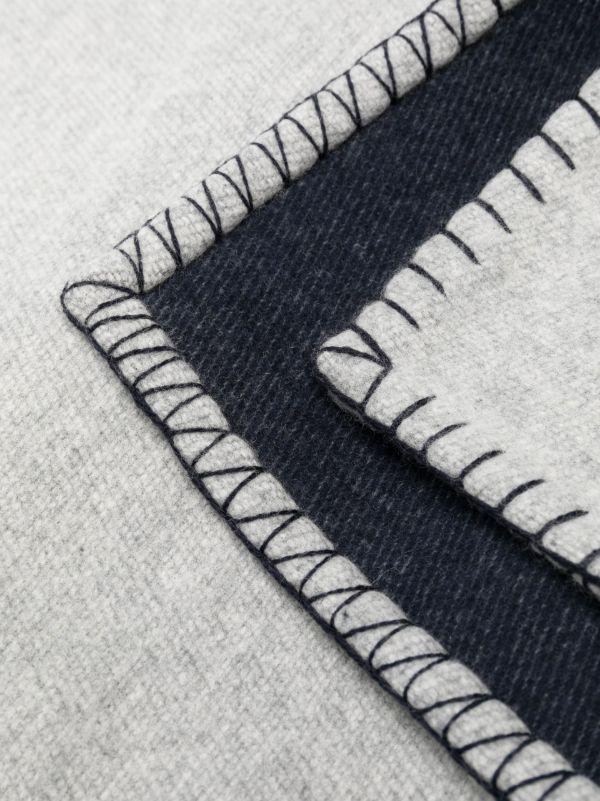 Browns Johnstons Of Elgin Silver Reversible Merino Wool Throw | Browns Blankets & Throws