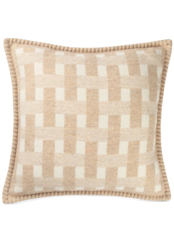 browns Johnstons of Elgin Stitched Basketweave cushion | Browns Cushions