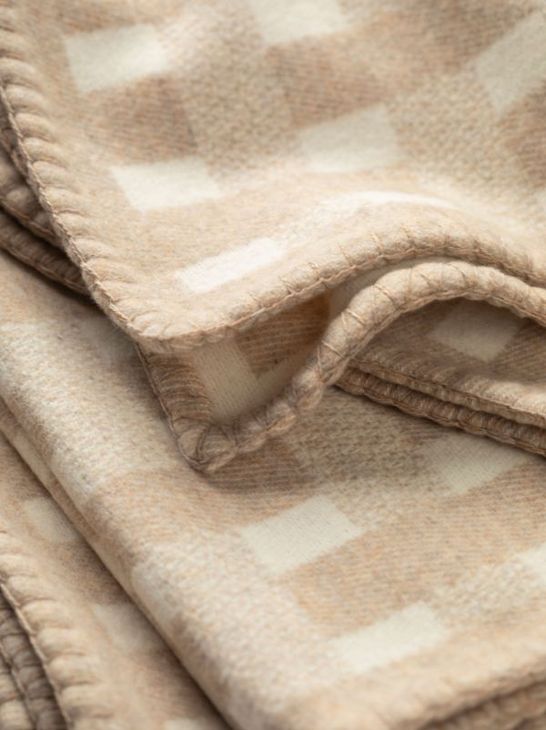 Browns Johnstons Of Elgin Stitched Basketweave Throw | Browns Blankets & Throws