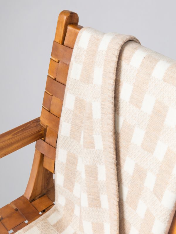 Browns Johnstons Of Elgin Stitched Basketweave Throw | Browns Blankets & Throws
