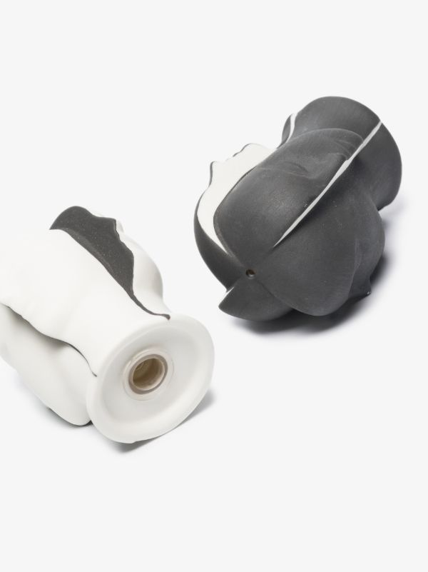 Browns Jonathan Adler Black And White Atlas Salt And Pepper Set | Browns Decorative Objects