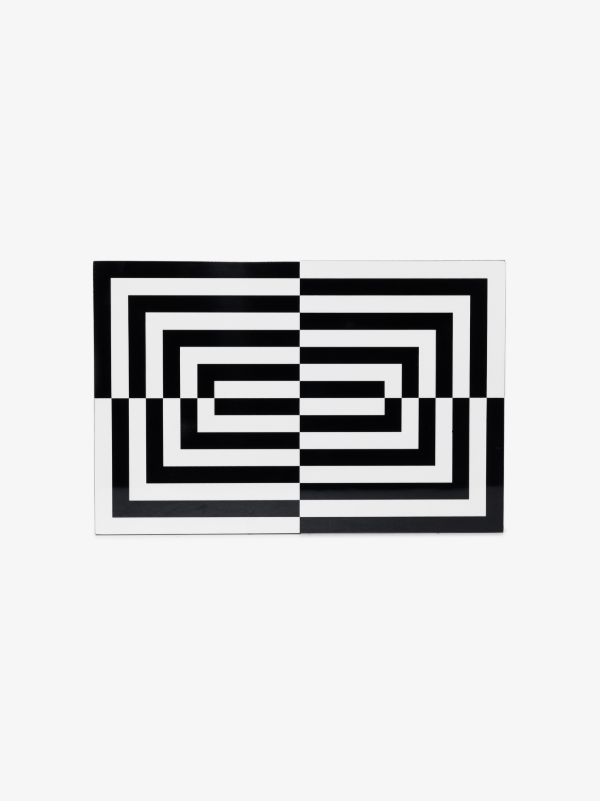 browns Jonathan Adler black and white Op Art large lacquer box | Browns Trinket Boxes