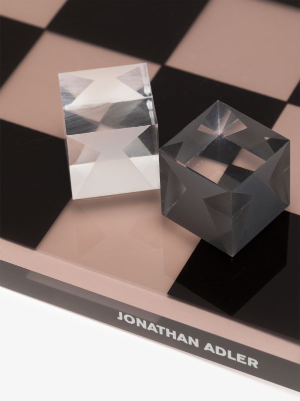 Browns Jonathan Adler Black Chess Set | Browns Table Games