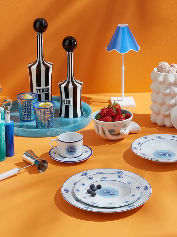 Browns Jonathan Adler Blue Como Barware Set | Browns Barware