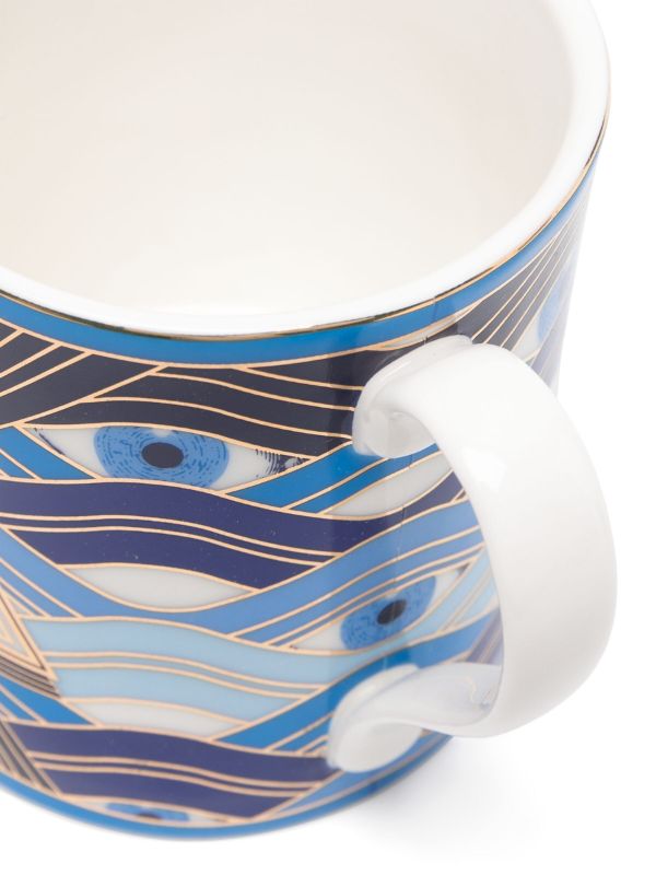 Browns Jonathan Adler Blue Druggist Porcelain Mug Set | Browns Cups & Tea Sets