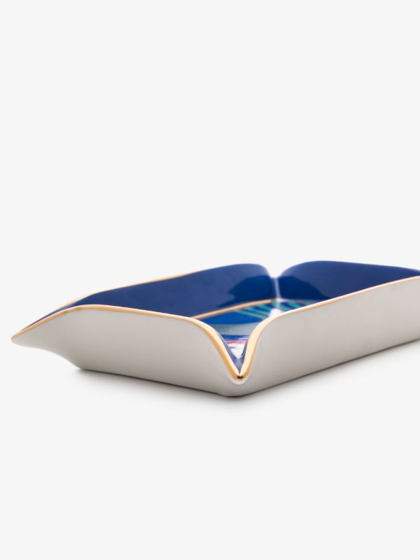 Browns Jonathan Adler Blue Full Dose Valet Tray | Browns Valet Trays