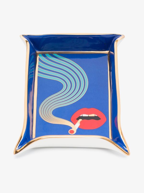 browns Jonathan Adler blue Full Dose valet tray | Browns Valet Trays